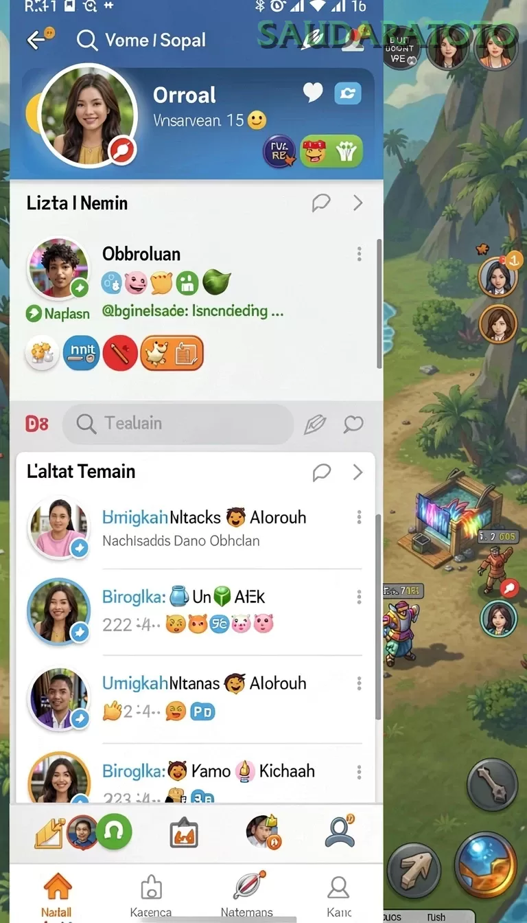 Cuplikan layar V988 — aktivitas