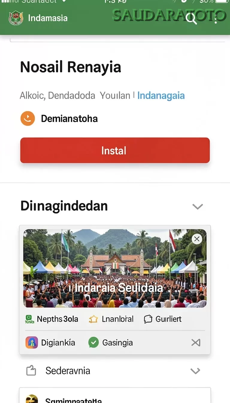 Cuplikan layar DHX4D — menu navigasi