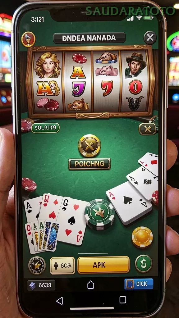 Cuplikan layar V96 — menu navigasi