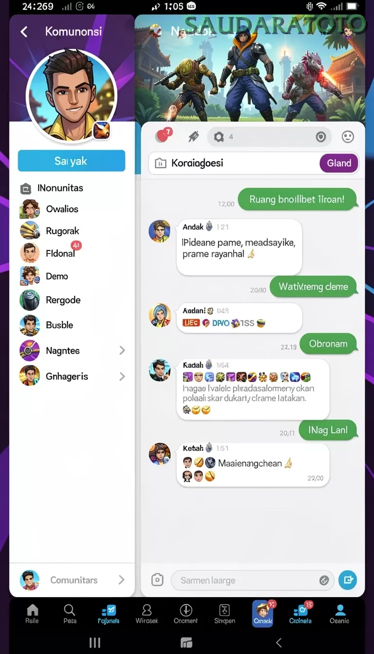 Cuplikan layar 7METER — aktivitas